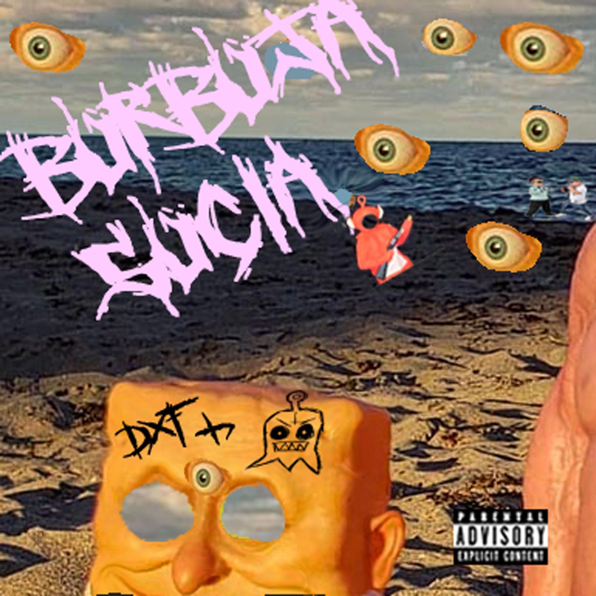 Burbuja Sucia - Single by brandon dxf & Capeline album cover