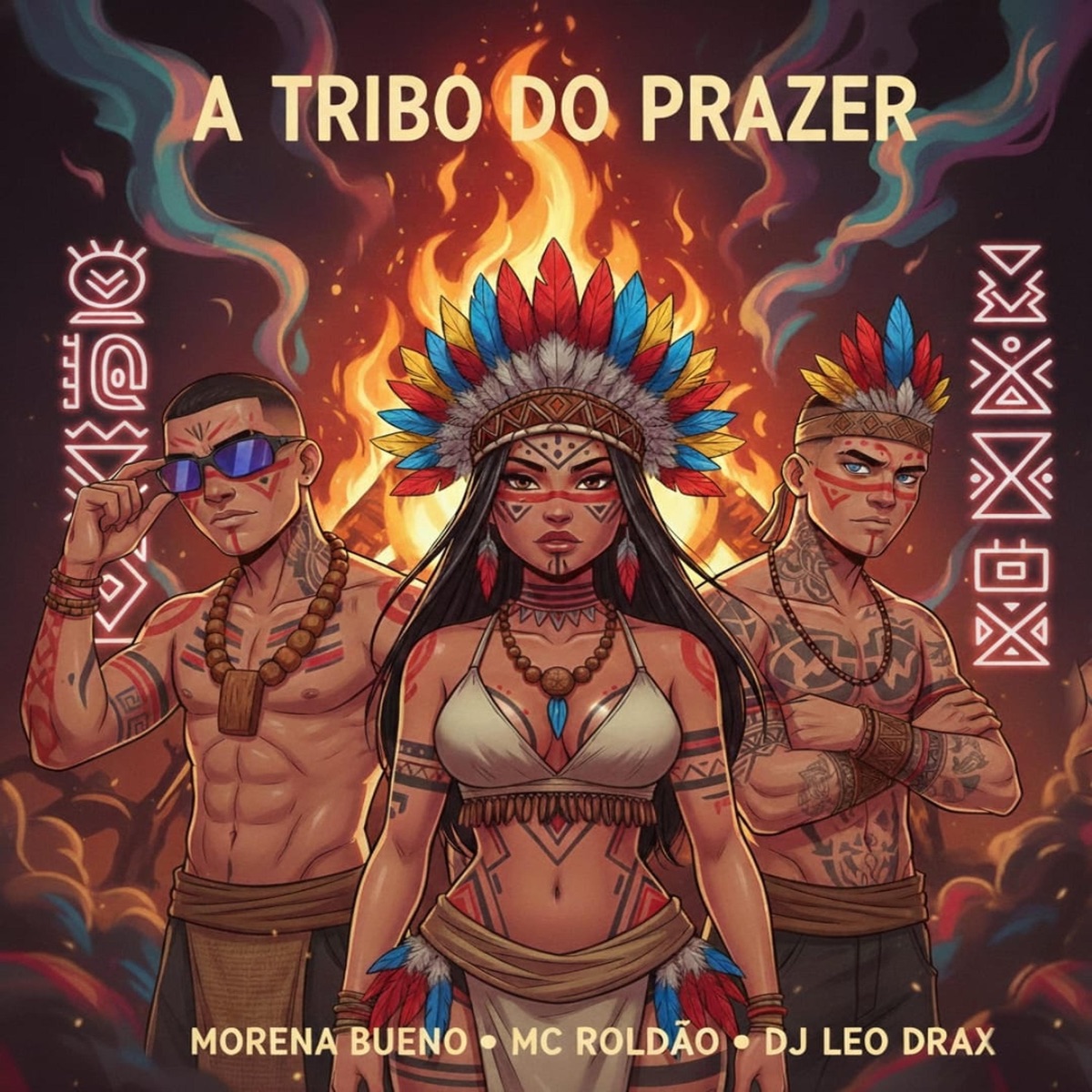 A Tribo do Prazer - Single by Morena Bueno, Mc Roldão & DJ Leo DraX album cover