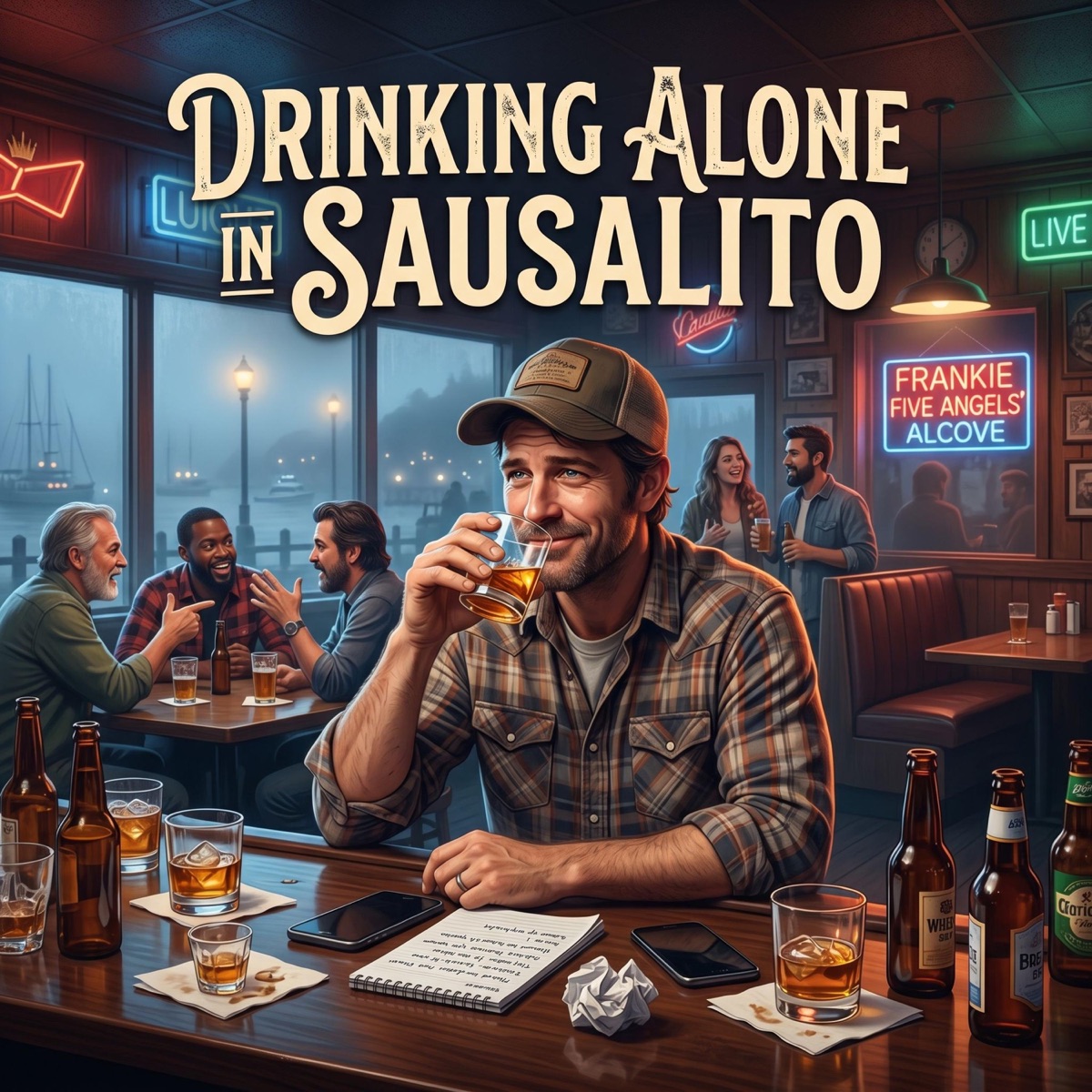 Drinking Alone in Sausalito - Single by Automuse album cover