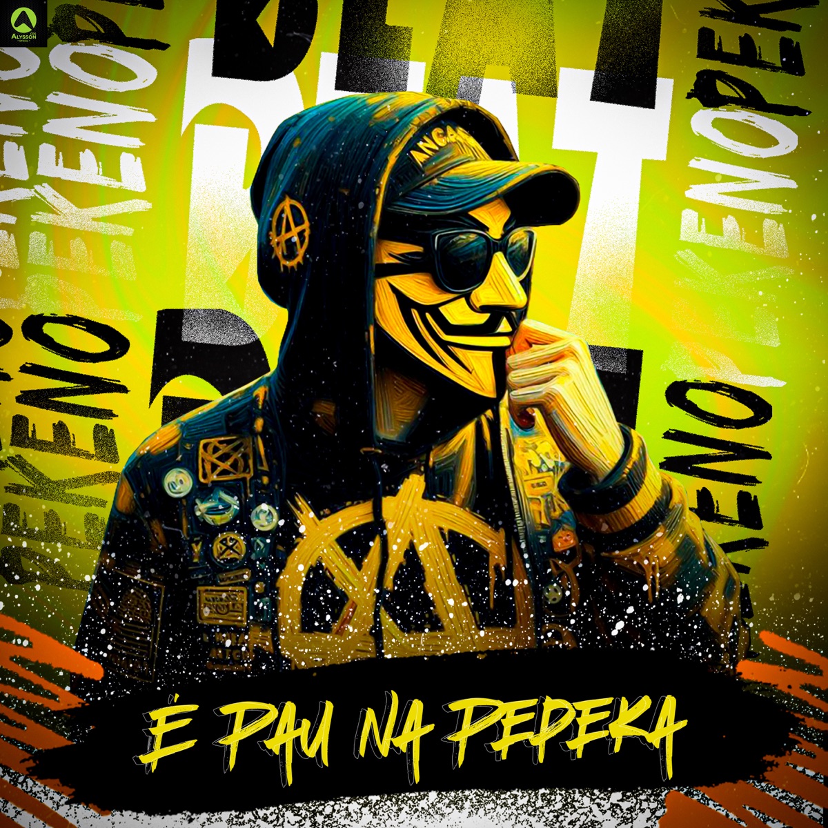 É Pau na Pepeka - Single by Pekeno No Beat & DJKAU NO BEAT album cover