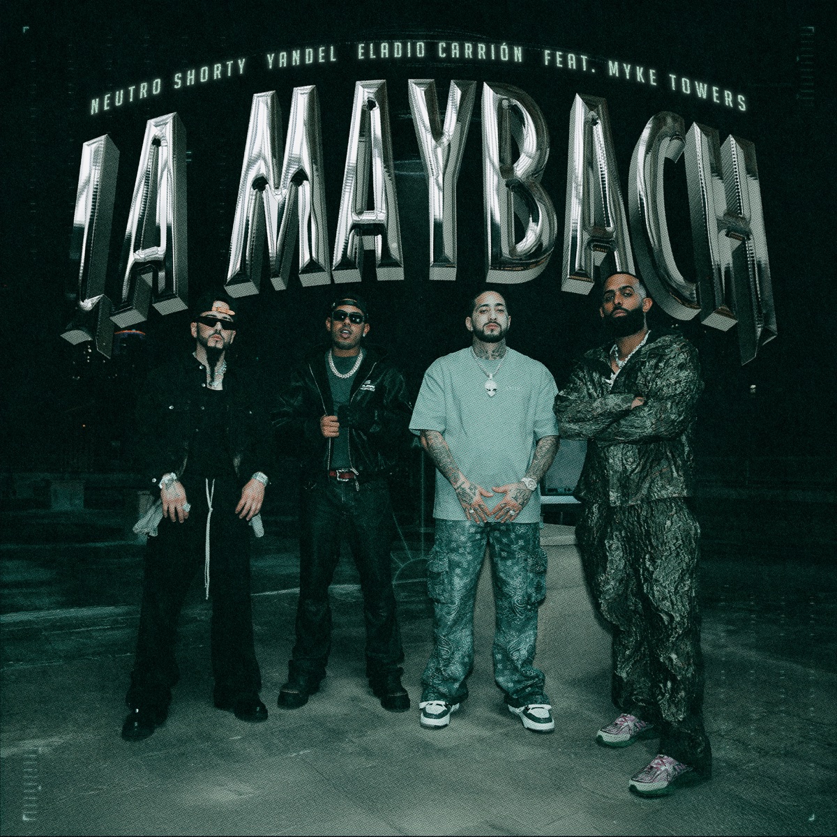 LA MAYBACH (feat. Myke Towers) - Single by Neutro Shorty, Yandel & Eladio Carrión album cover