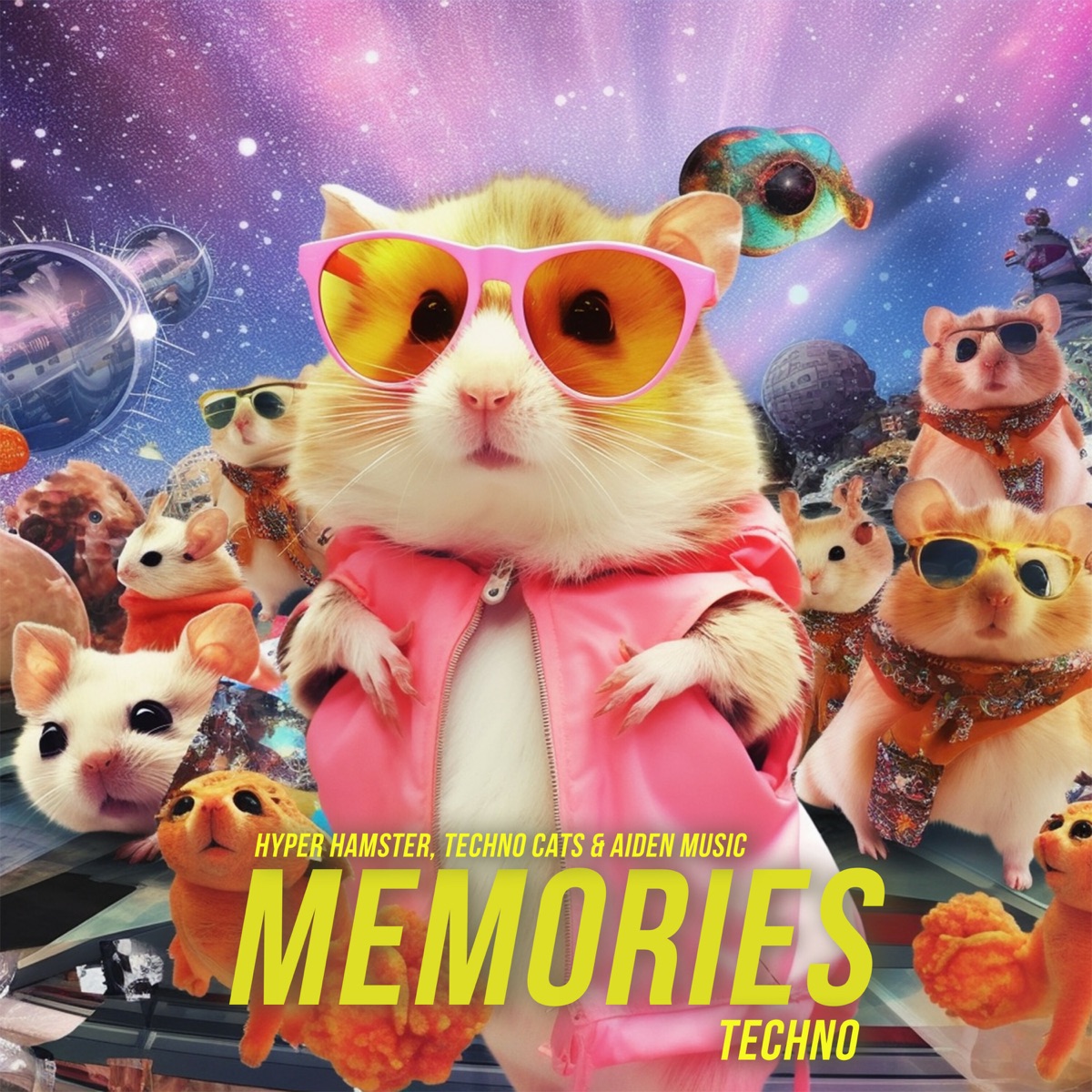 Memories (Hypertechno) - Single by Hyper Hamster, Techno Cats & AIDEN MUSIC album cover