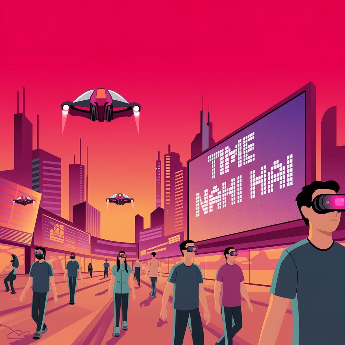 Time Nahi Hai LoFi - Single by Rap Wala Jatt & Music Violet Group album cover