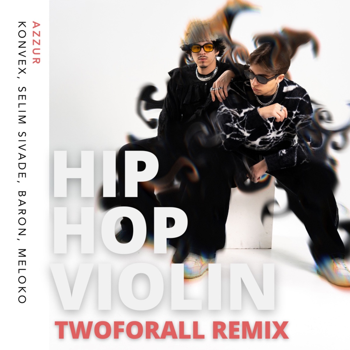 Hip Hop Violin (TwoForAll Remix) - Single by TwoForAll, Azzur & Meloko album cover