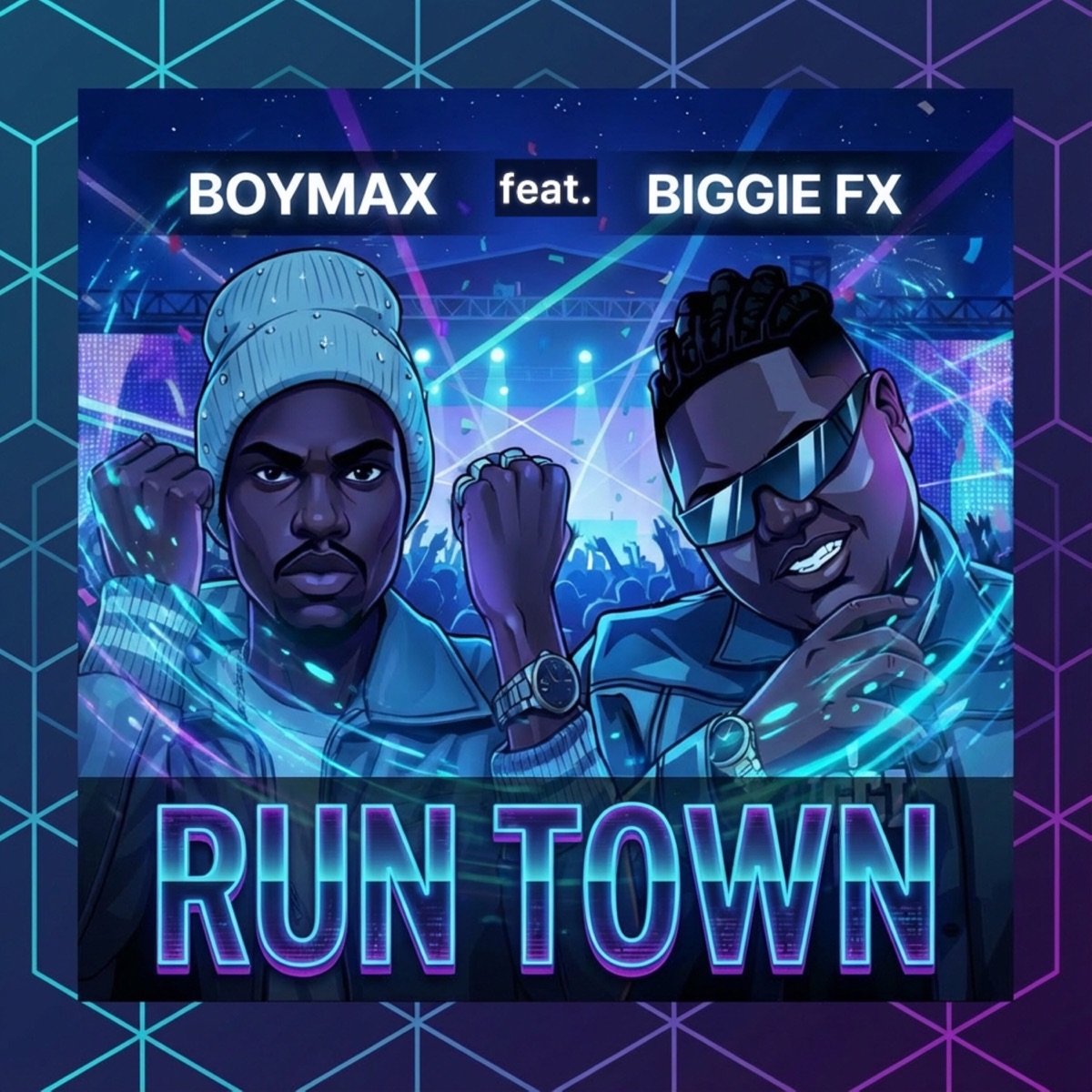 Run Town (feat. Biggie fx) - Single by BoyMax album cover