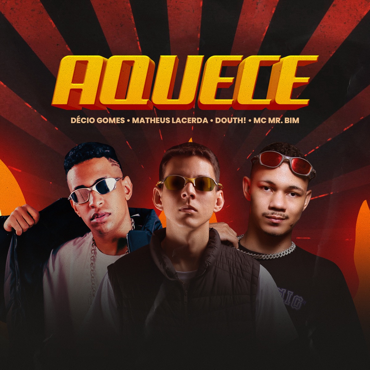 Aquece (feat. Mc Mr. Bim) - Single by Décio Gomes, Douth! & Matheus Lacerda album cover