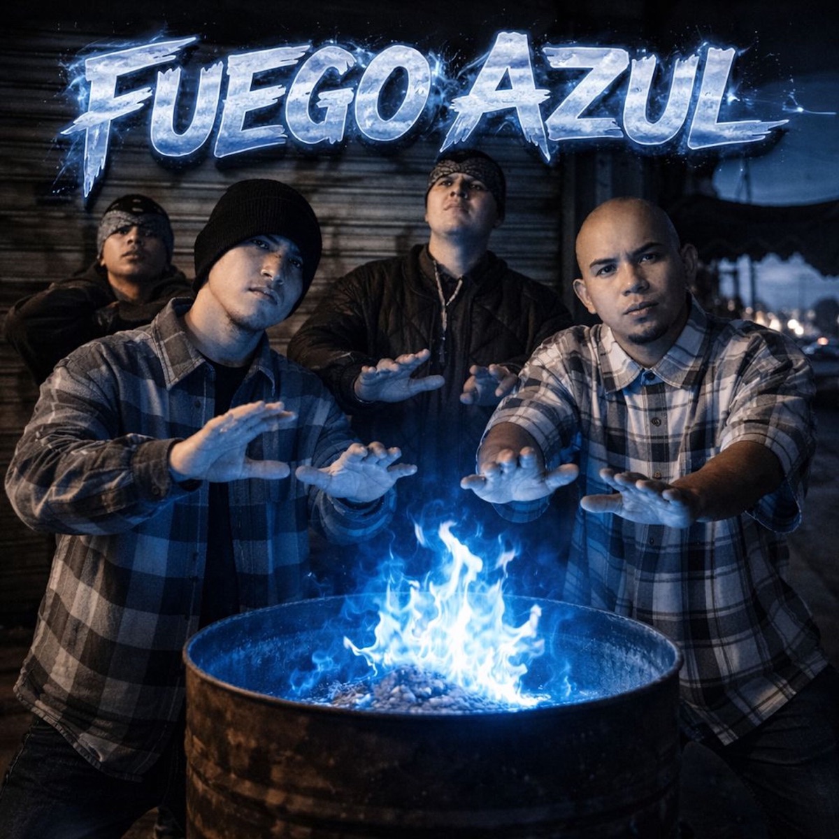 Fuego Azul - Single by Under Side 821, Richard Ahumada & Pablito Calavera album cover