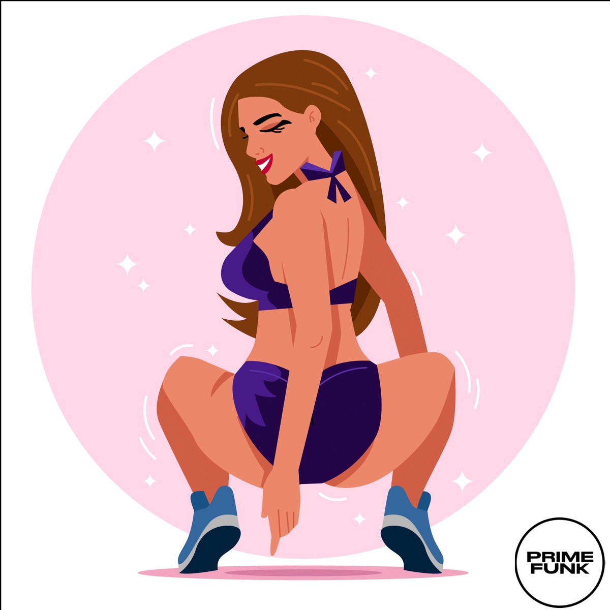Fica de 4 e Olhar pra Trás - Single by DJ Iuryzin, Mc Vuk Vuk & Prime Funk album cover