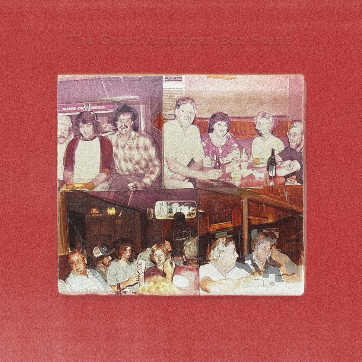 The Great American Bar Scene by Zach Bryan album cover artwork