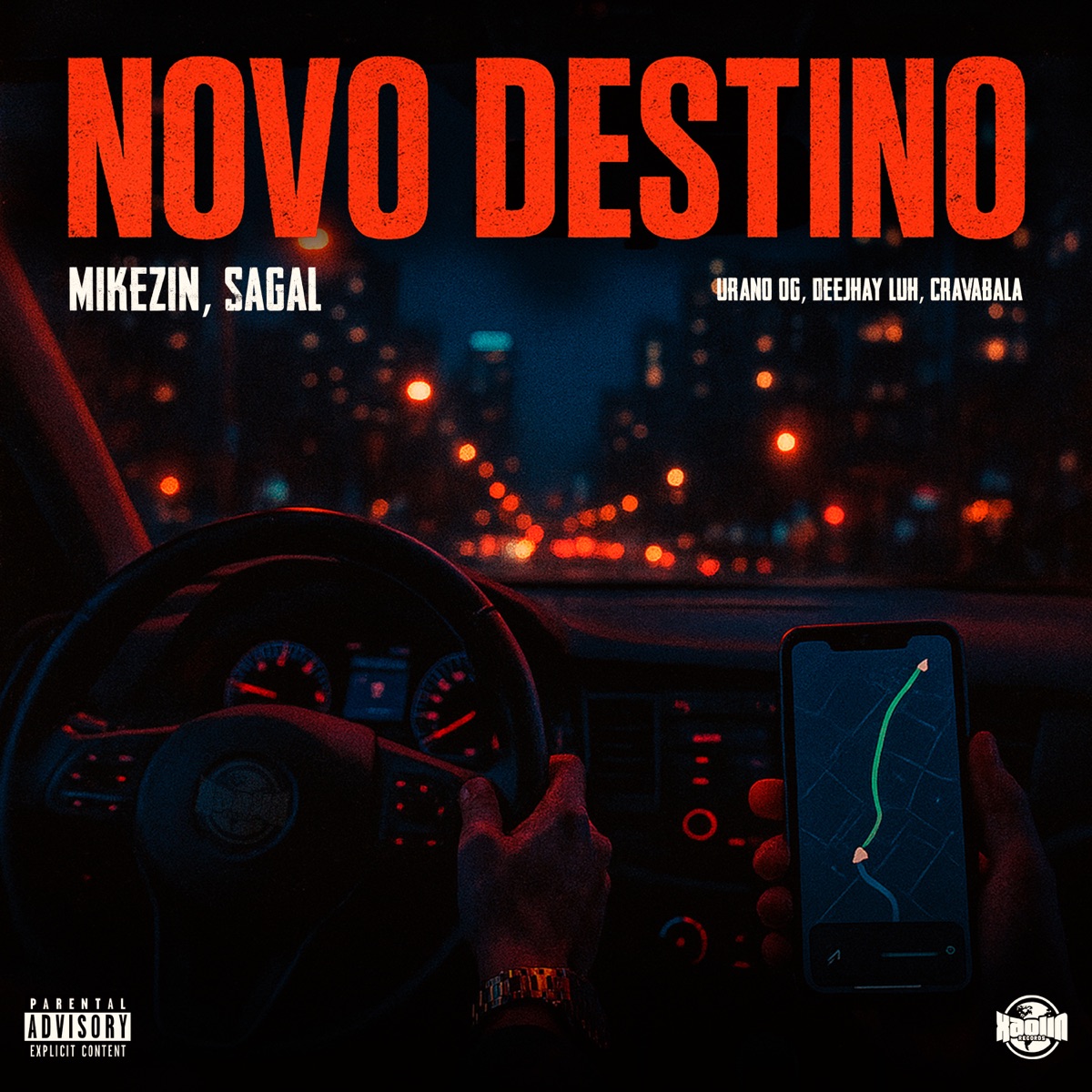 Novo Destino (feat. DeejhaY Luh & Cravabala) - Single by Mikezin, Sagal & Urano Og album cover