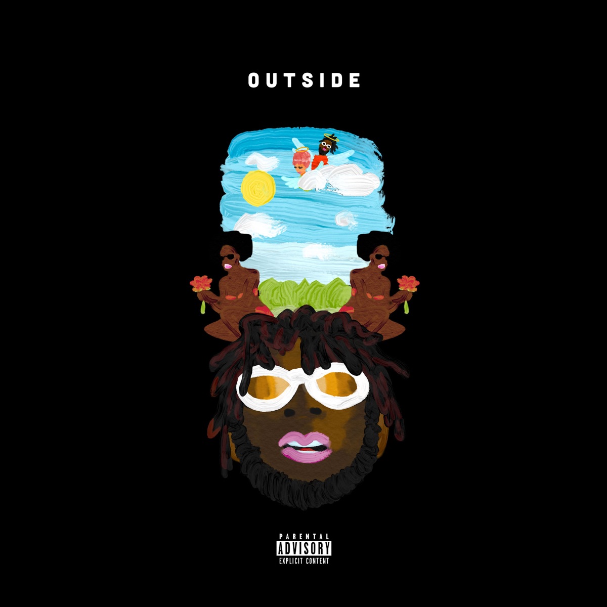 Outside by Burna Boy album cover