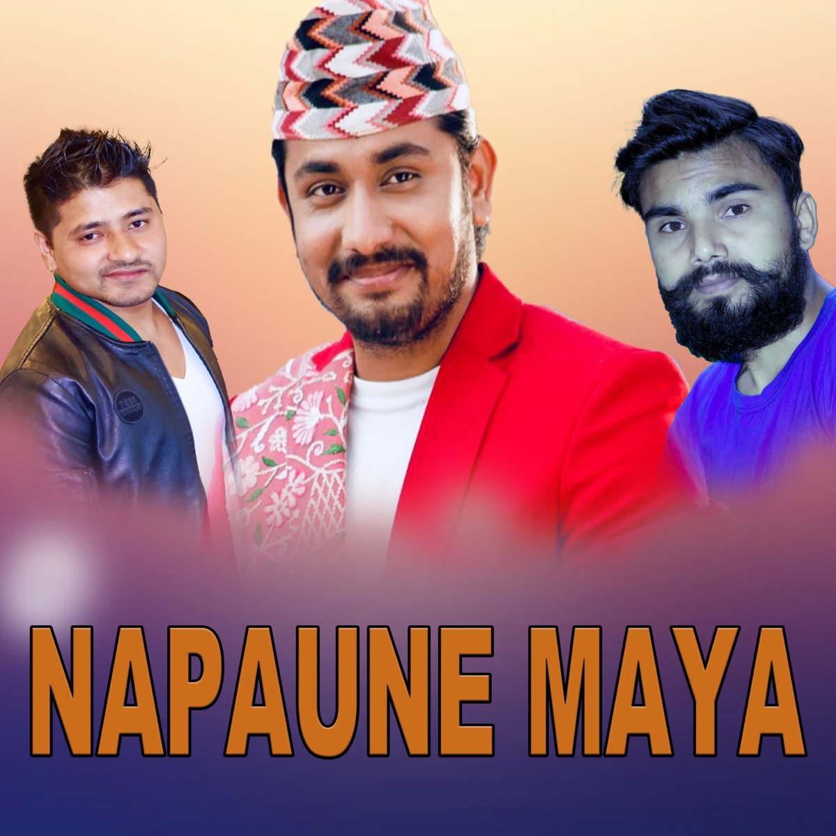 Napaune Maya - Single by Tejendra Bhandari & Ishwor Babu album cover
