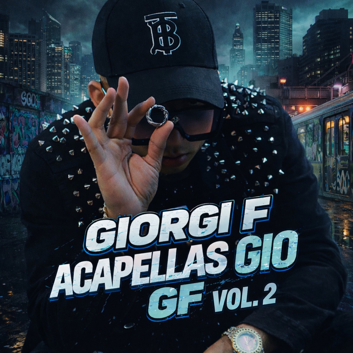 Acapellas Gio GF Vol. 2 by Giorgi F, Hitz Records & Pty Audio album cover