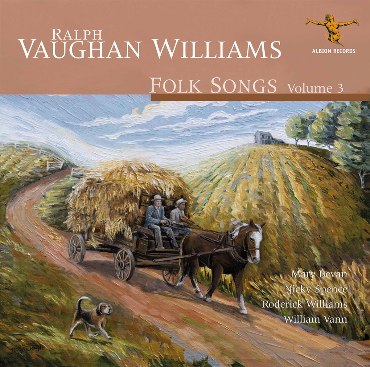 Ralph Vaughan Williams: Folk Songs, Vol. 3 by Roderick Williams, Mary Bevan, Nicky Spence & William Vann album cover