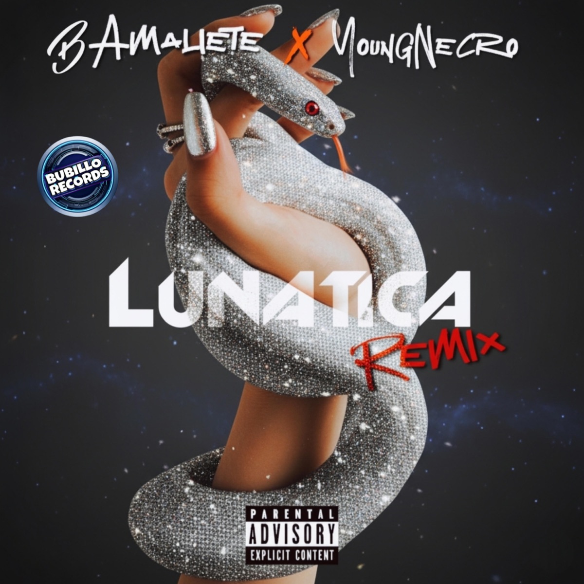 Lunática (Remix) - Single by B Amaliete album cover