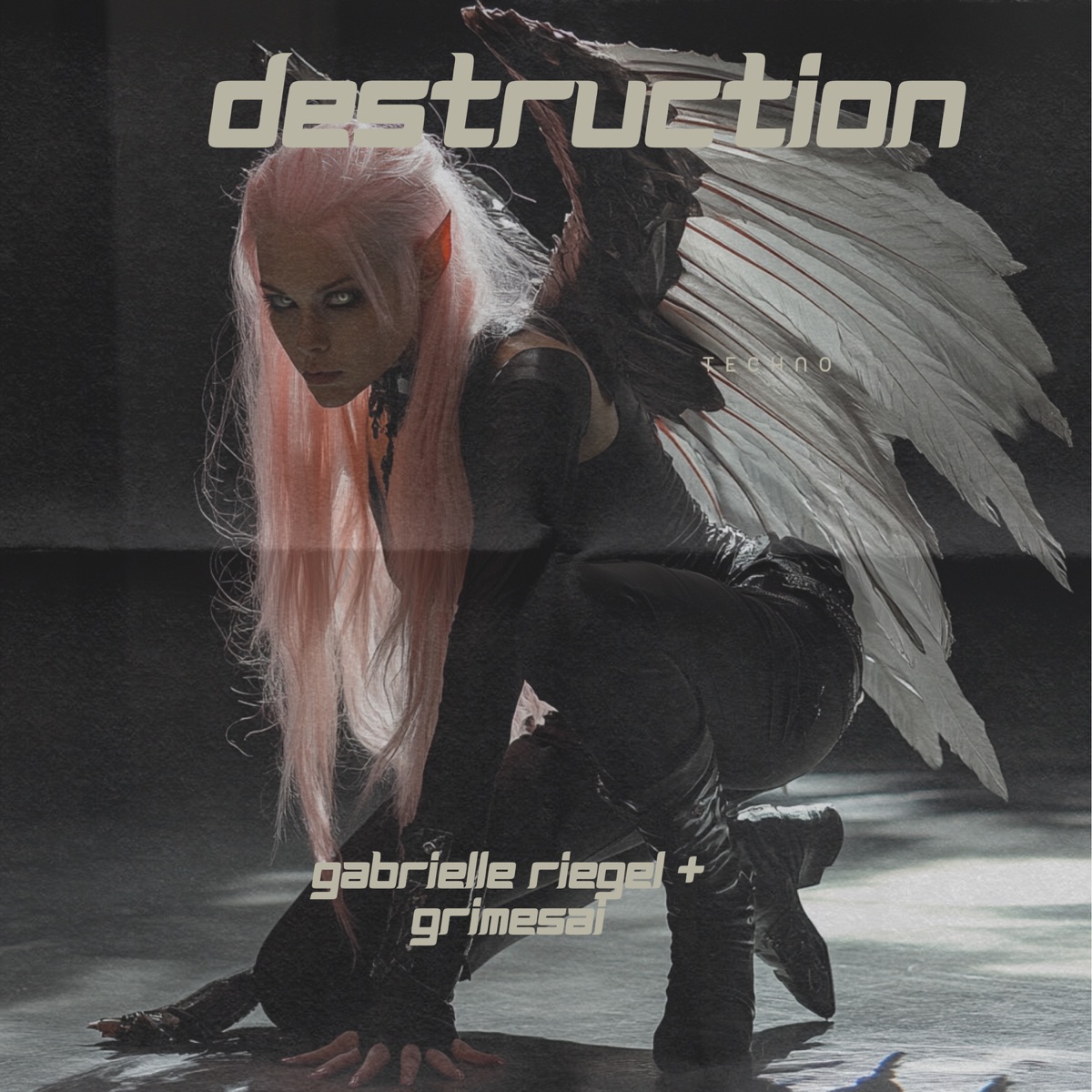 DESTRUCTION - Single by Gabrielle Riegel & GrimesAI album cover