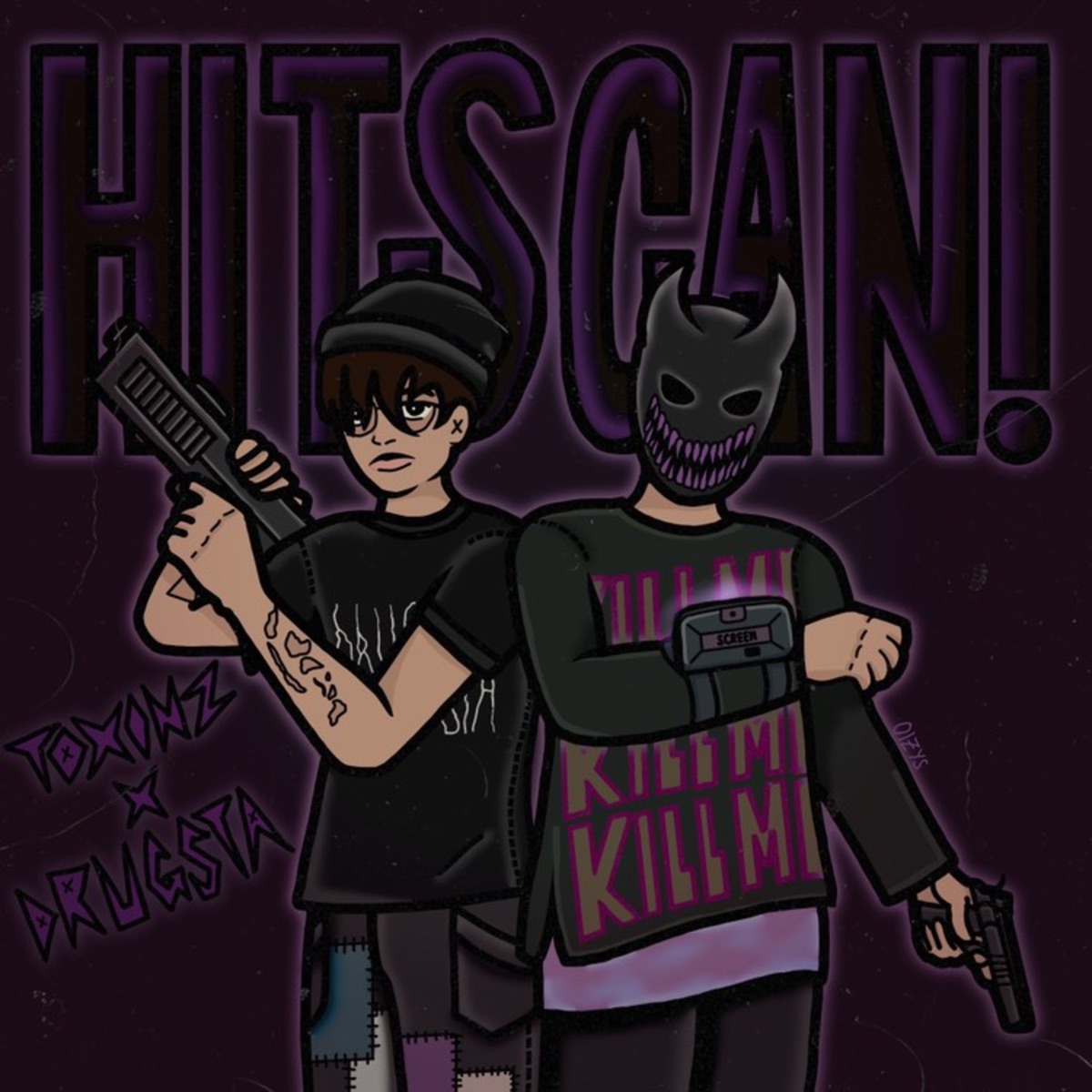 HITSCAN! - Single by Toxinz album cover