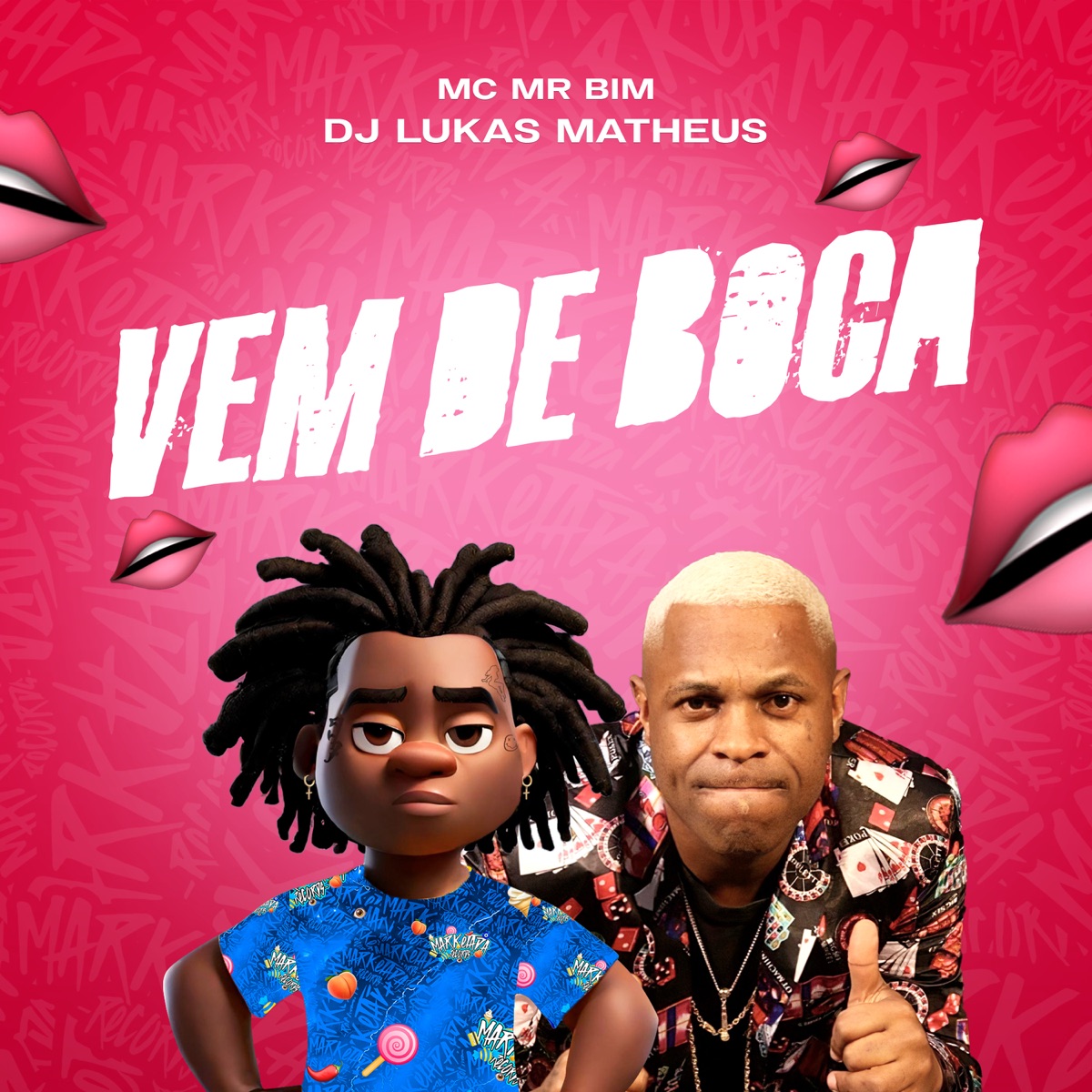 Vem de Boca - Single by DJ Lukas Matheus & Mc Mr. Bim album cover