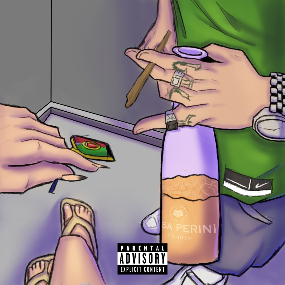 Rolê na vila - Single by Jovem Levi album cover