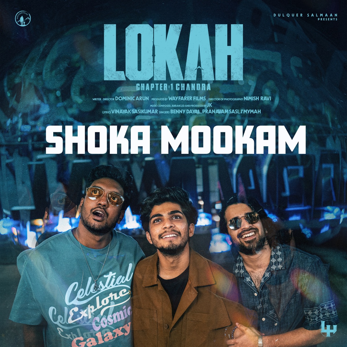 Shoka Mookam (From "Lokah - Chapter 1: Chandra") - Single by Benny Dayal, Pranavam Sasi, J'mymah, Vinayak Sasikumar & JK album cover