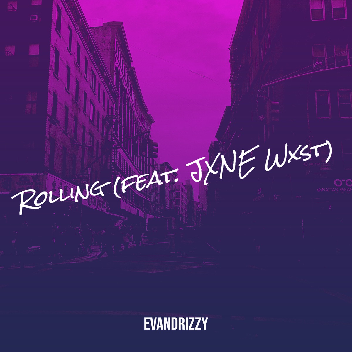 Rolling (feat. JXNE Wxst) - Single by Evandrizzy album cover