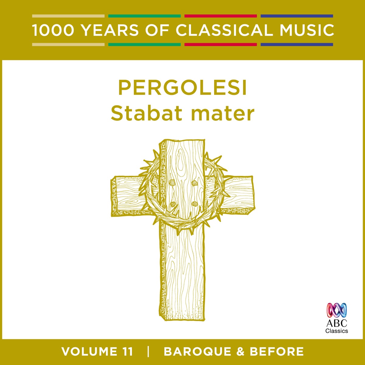 Pergolesi: Stabat Mater by Antony Walker, Sally-Anne Russell, Sara Macliver & Orchestra of the Antipodes album cover