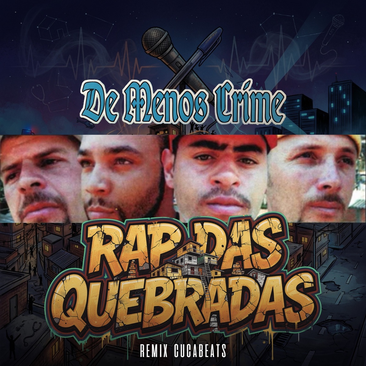 Rap das Quebradas (Remix) - Single by De Menos Crime album cover