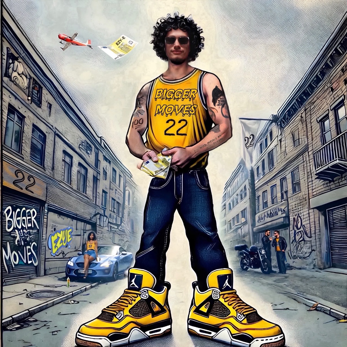 Bigger Moves - Single by Ezy-E album cover