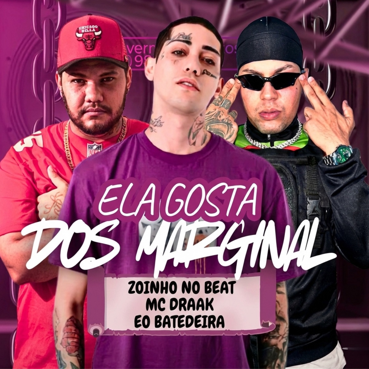 Ela Gosta dos Marginal - Single by Mc Draak, Eobatedeira & Zoinho no Beat album cover