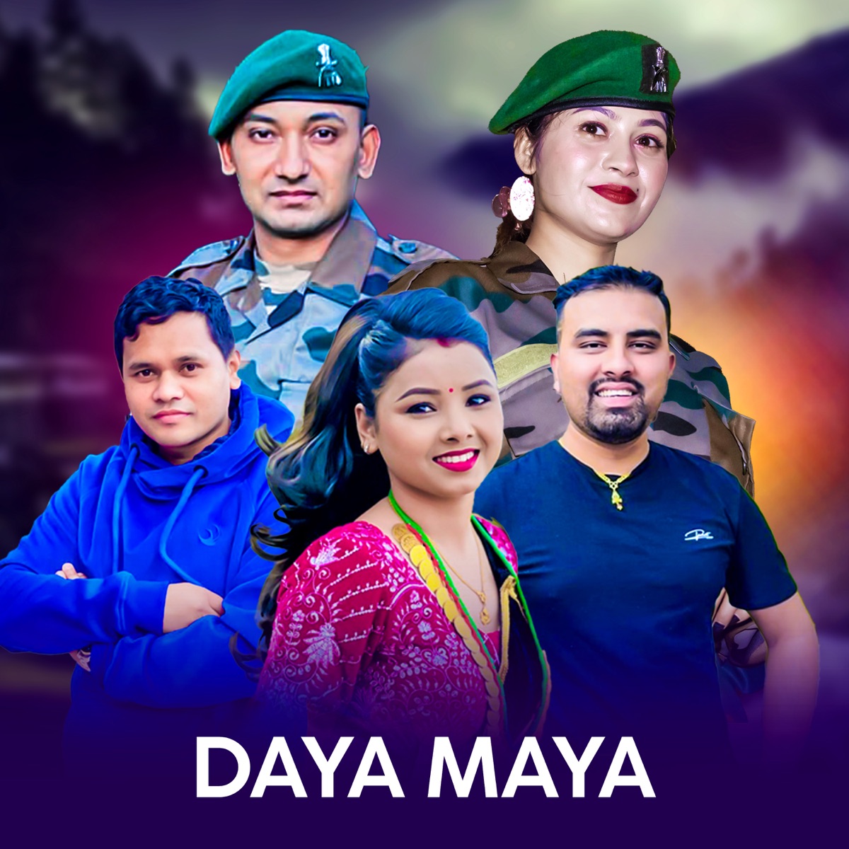 DAYA MAYA - EP by Tejendra Bhandari & Ganesh Adhikari album cover