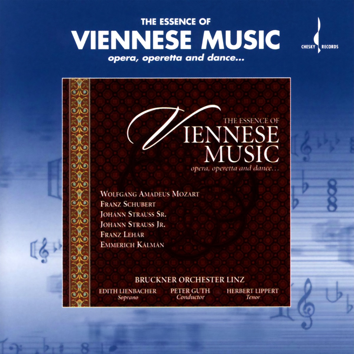 The Essence of Viennese Music by Edith Lienbacher, Herbert Lippert, Peter Guth & Bruckner Orchester Linz album cover