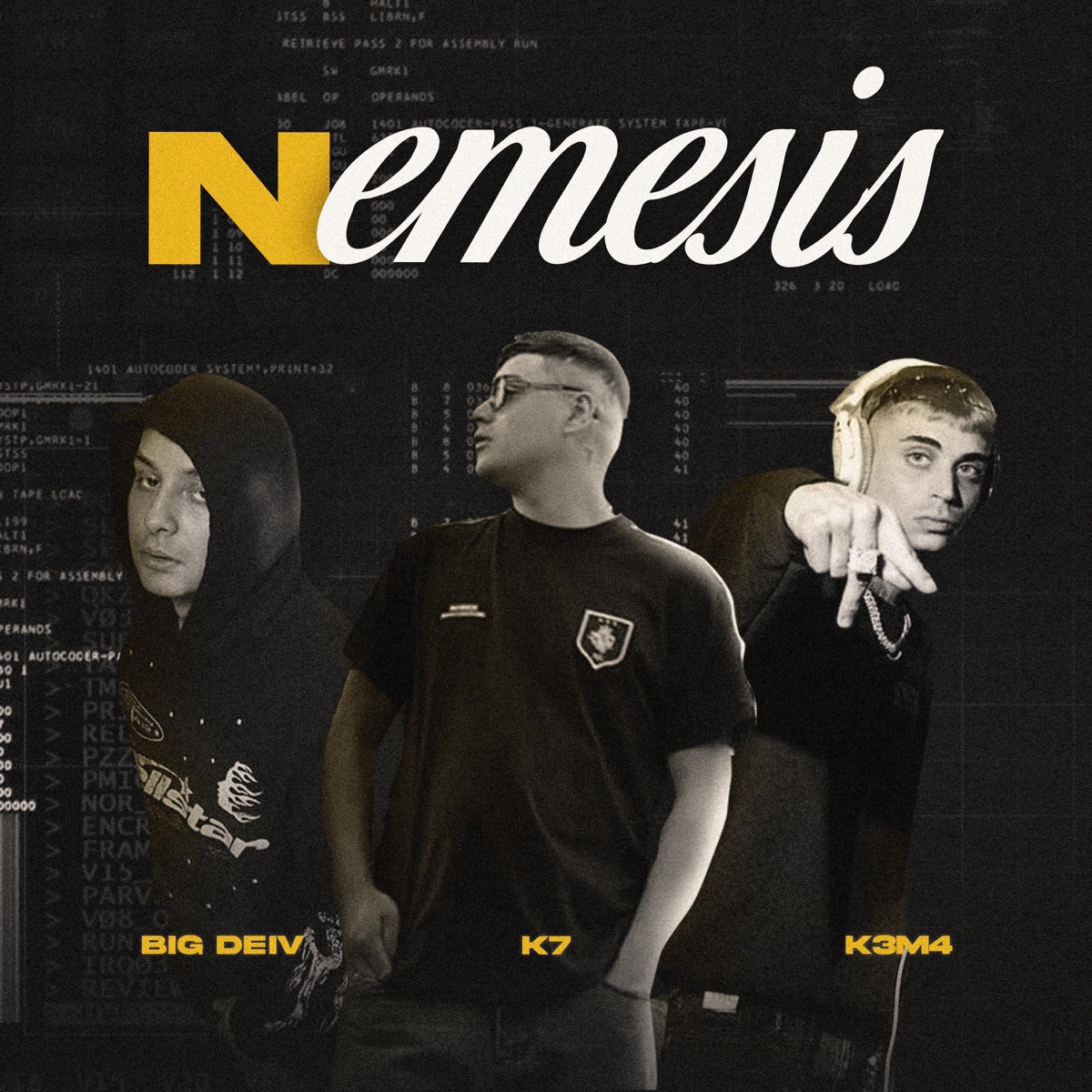 NEMESIS (feat. K3M4 & BIG DEIV) - Single by KevinK7music album cover