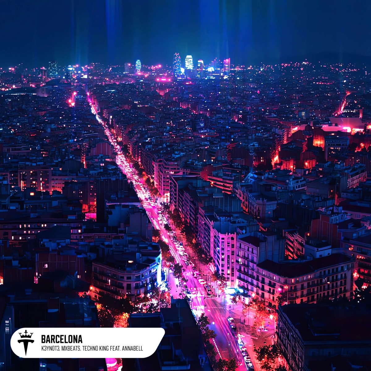 Barcelona (feat. ANNABELL) - Single by K3YN0T3, mxbeats & TECHNO KING album cover