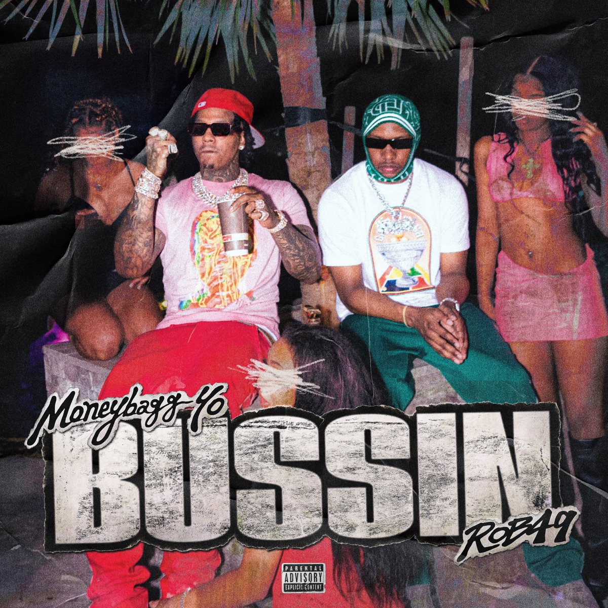 BUSSIN - Single by Moneybagg Yo & Rob49 album cover