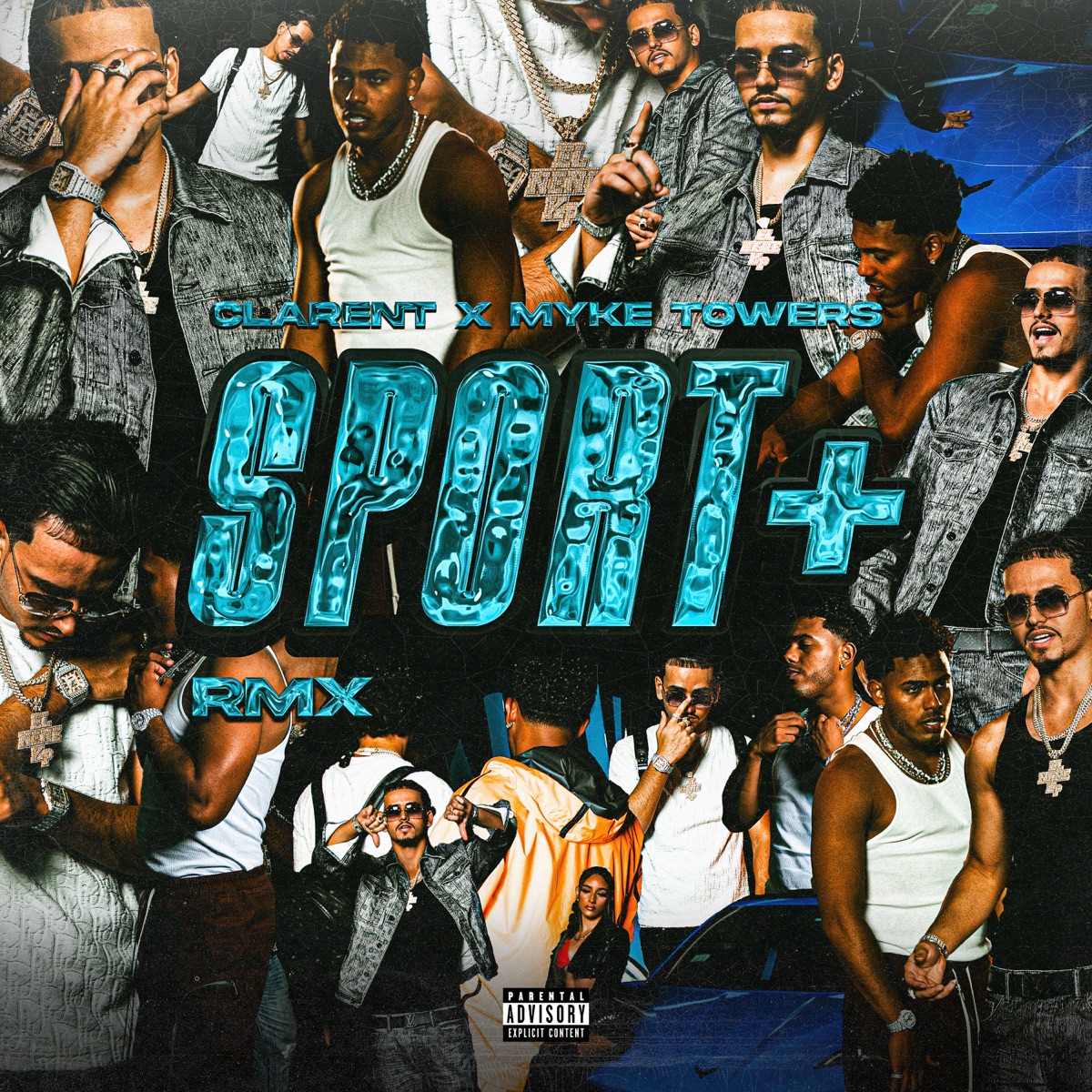 Sports+ RMX - Single by Clarent & Myke Towers album cover