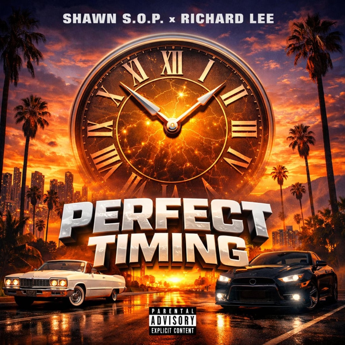 Perfect timing (feat. Shawn S.O.P) - Single by Richard Lee album cover