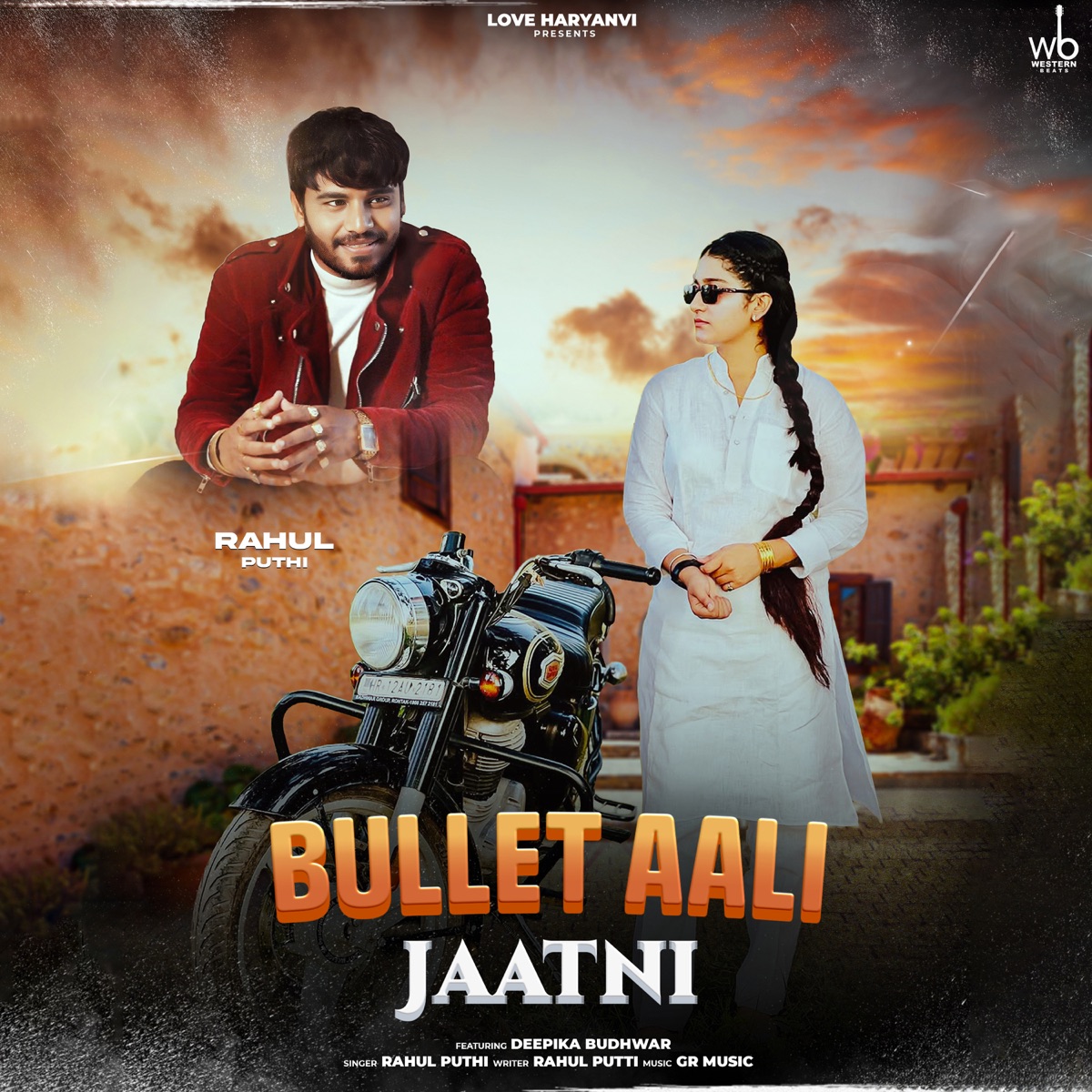 Bullet Aali Jaatni (feat. Deepika Budhwar) - Single by Rahul Puthi album cover