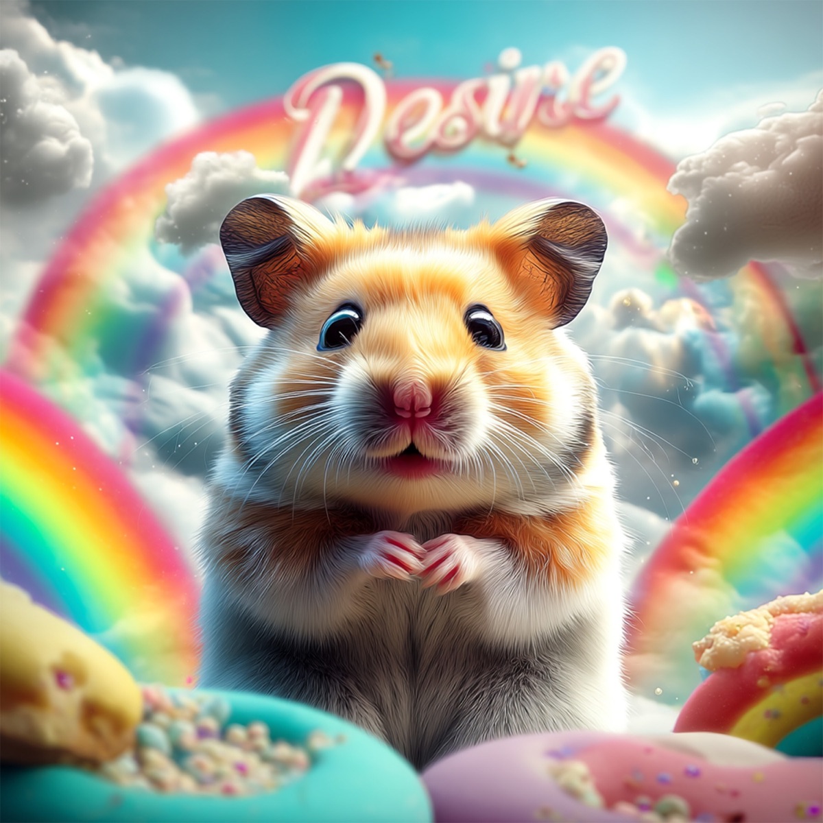 Desire - Single by Hyper Hamster & Techno Cats album cover