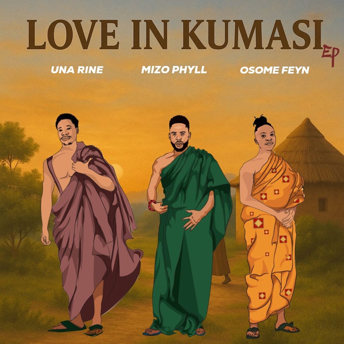 Love In Kumasi - EP by Mizo Phyll, Osome Feyn & Una Rine album cover