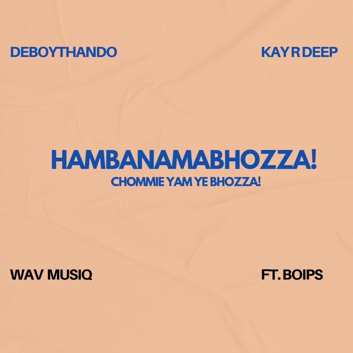 HAMBANAMABHOZA! (feat. Wav MusiQ, Kay R Deep & Boips) - Single by DeBoyThando album cover
