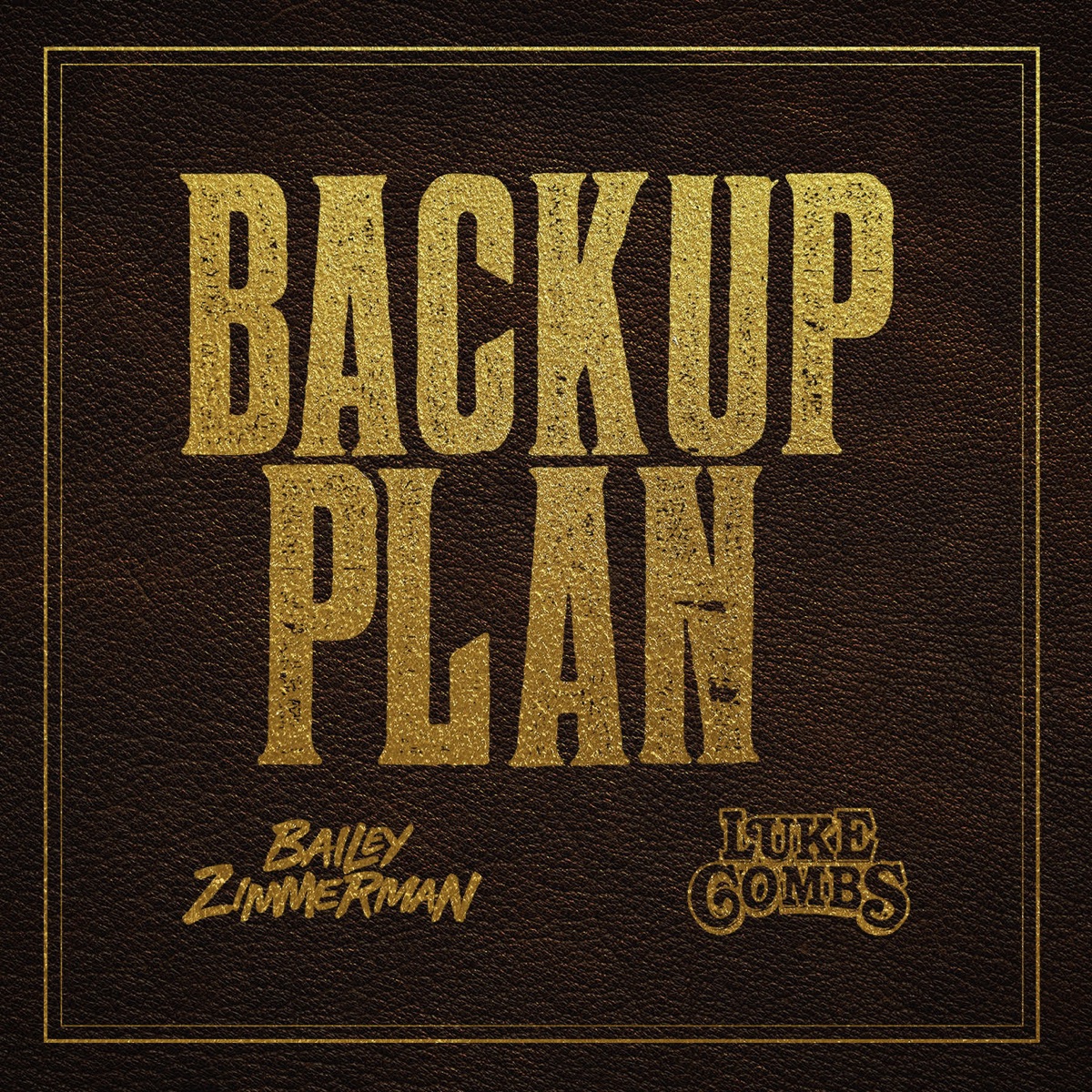 Backup Plan - Single by Bailey Zimmerman & Luke Combs album cover artwork