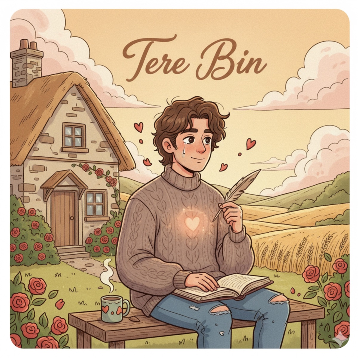 Tere Bin - Single by Bhavik album cover