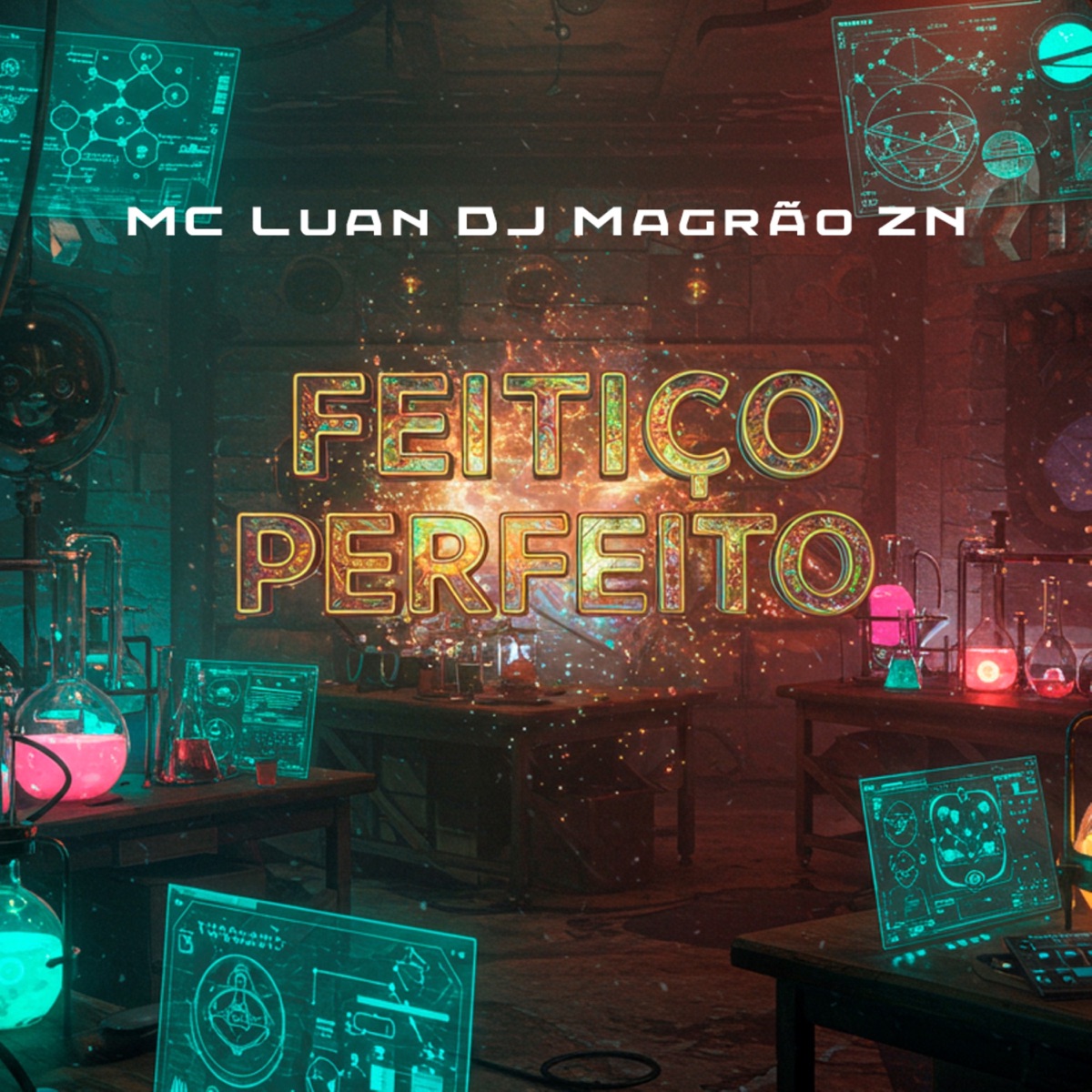 FEITIÇO PERFEITO - Single by DJ Magrão ZN & Mc Luan album cover