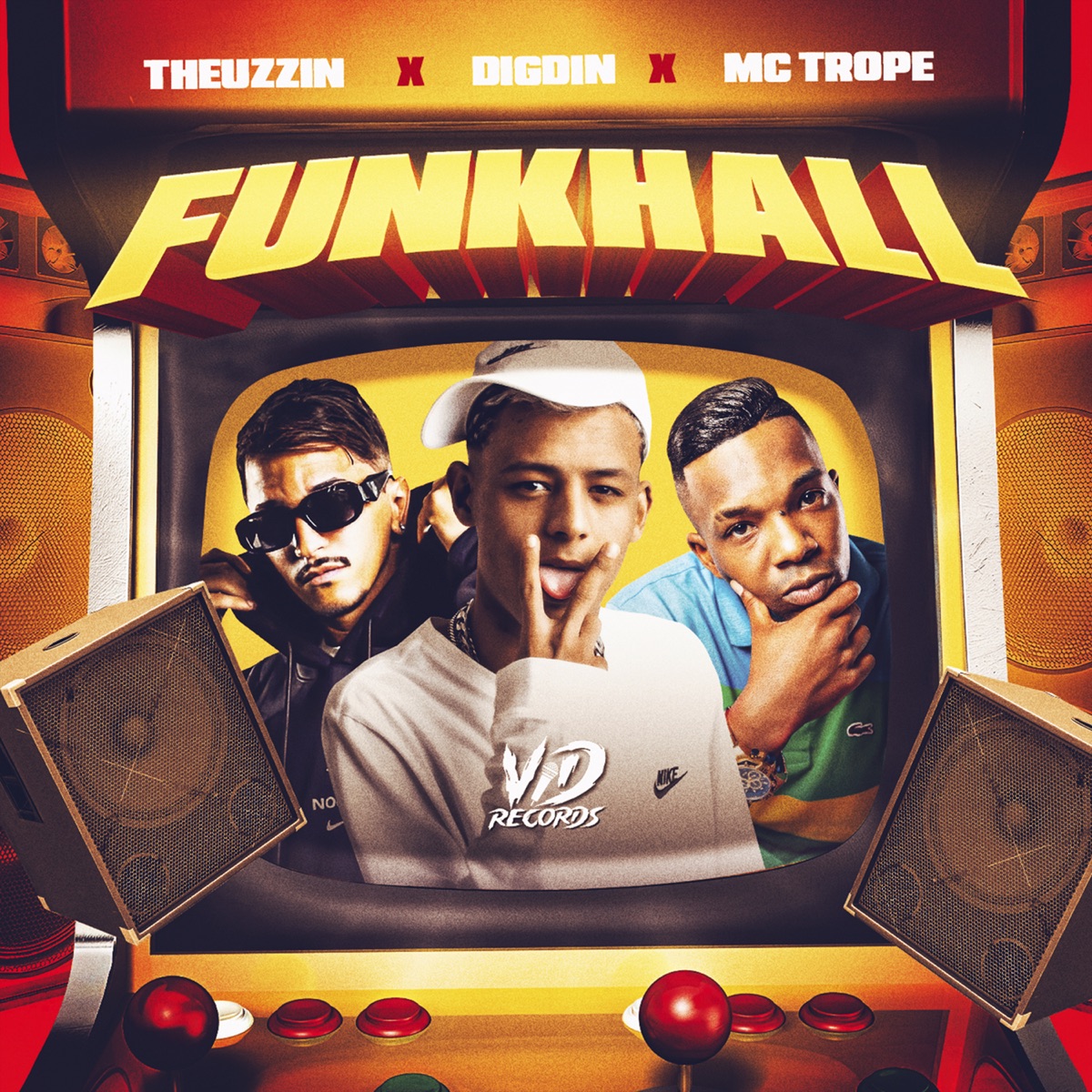 FUNKHALL - Single by Digdin, Mc Topre & THEUZZIN album cover