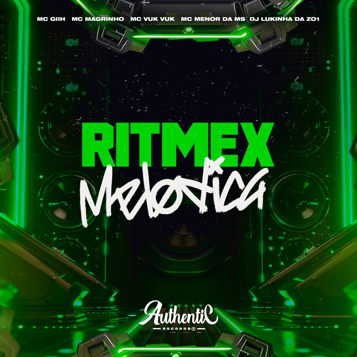 Ritmex Melodica (feat. Mc Magrinho & Mc Giih) - Single by DJ LUKINHA DA ZO1, Mc Vuk Vuk & Mc Menor Da Ms album cover