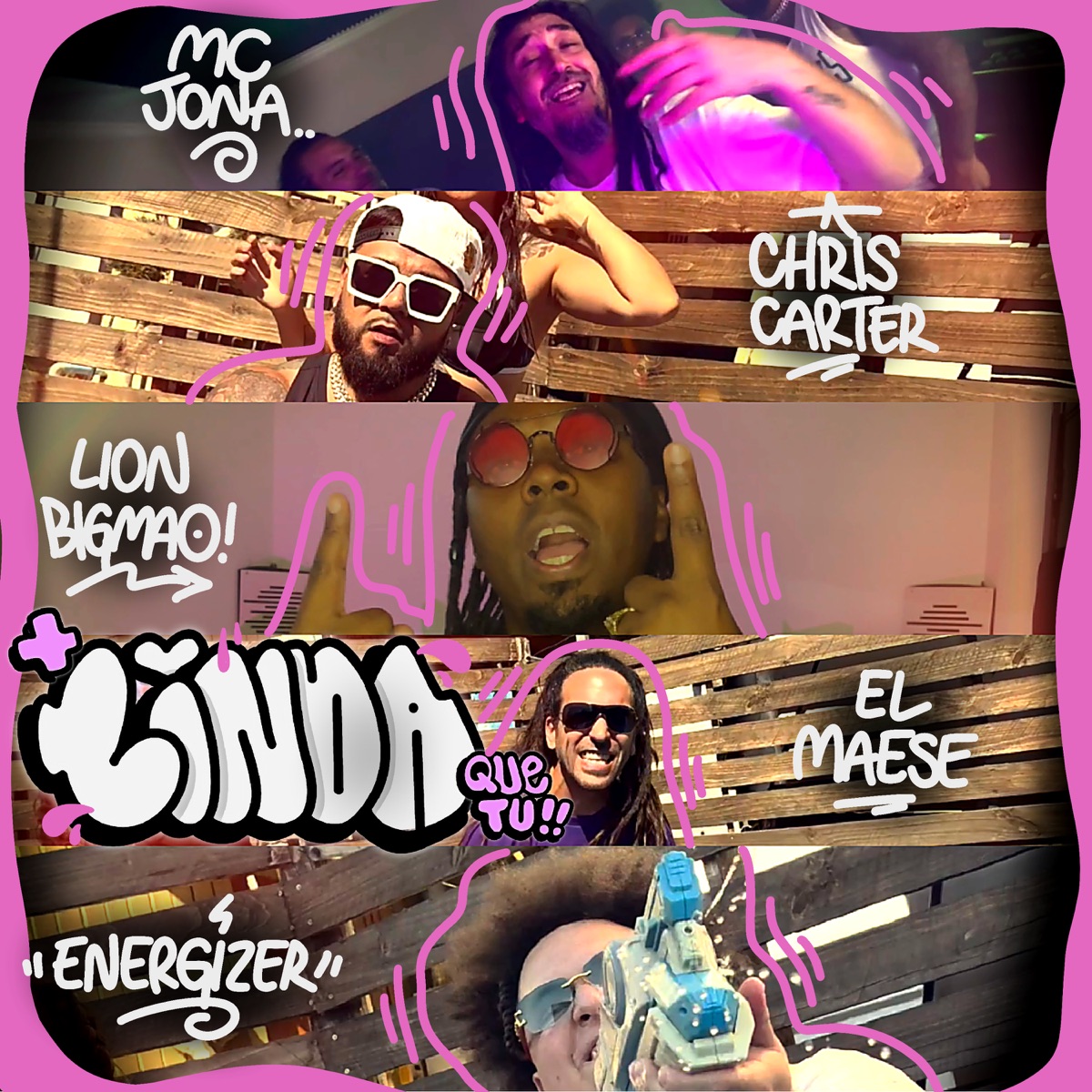 + linda que tu (feat. El Maese) - Single by Chris Carter, Lion Bigmao, MC Jona & EnerGizer album cover