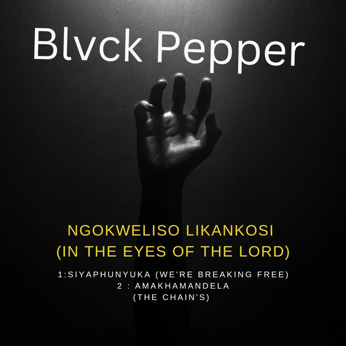Ngokweliso LikaNkosi (In the Eyes of the Lord) - Single by BLVCK PEPPER album cover