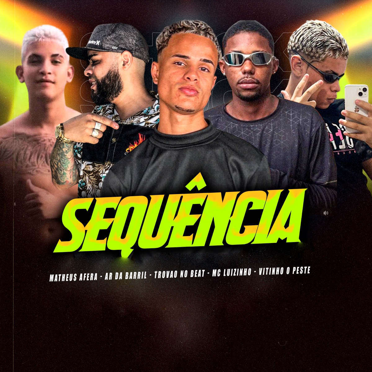 Sequência (feat. Mc Luizinho, Matheus Afera & Vitinho o Peste) - Single by Ar da barril, Trovão no Beat & AT Music album cover