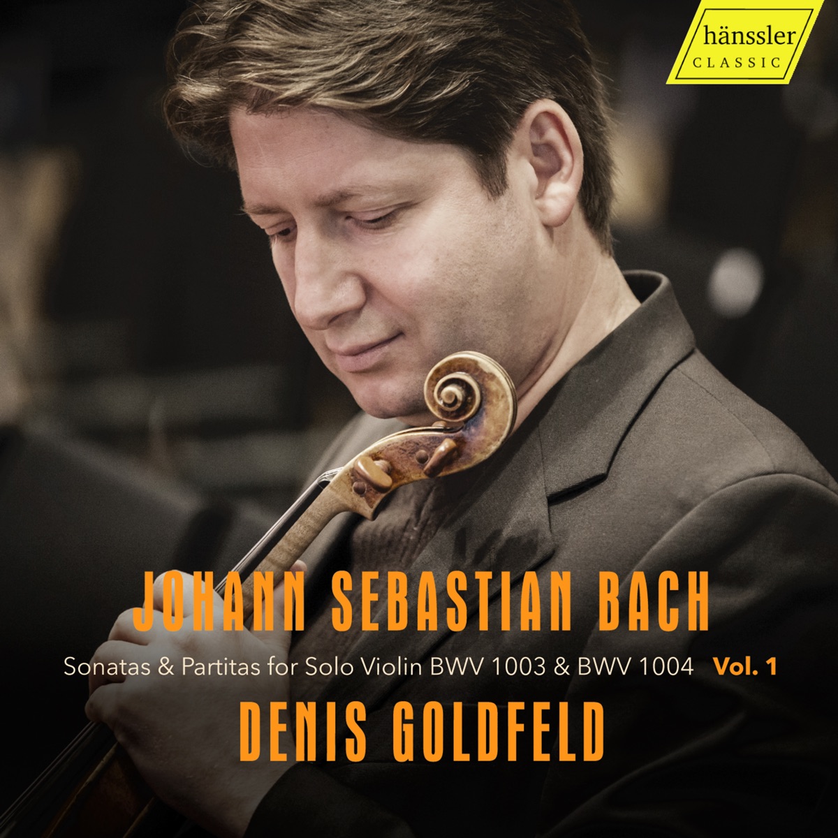 J.S. Bach: Sonatas & Partitas for Solo Violin, Vol. 1 by Denis Goldfeld album cover