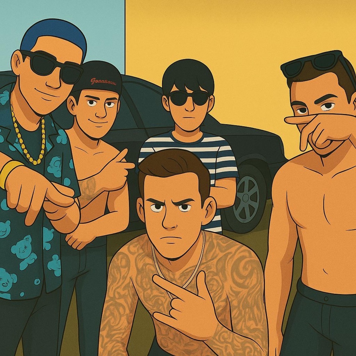 Carro Preto (feat. VN DO TC, Tio W, Mc Bueno & itsokfelipe) - Single by Mc Whn album cover